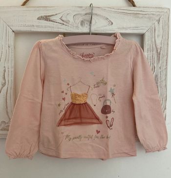T-shirt manches longues fille 36 mois