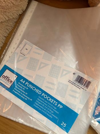 Pochettes transparentes x50 A4