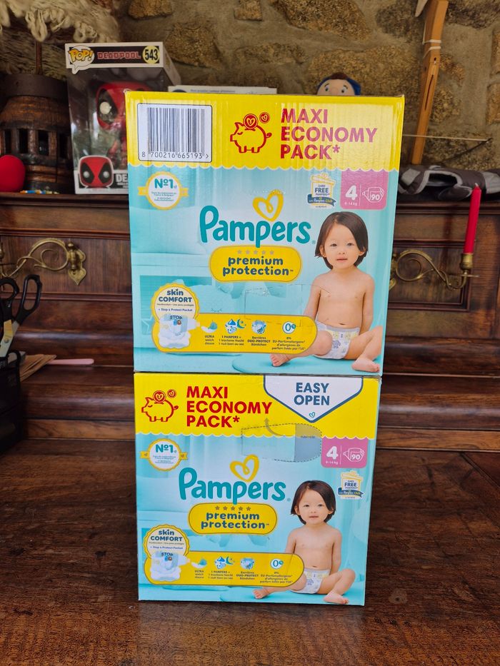 Couche taille 4 Pampers premium protection : 180 couches - photo numéro 5