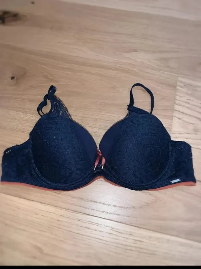 Soutien-gorge bleu 90B - photo numéro 2