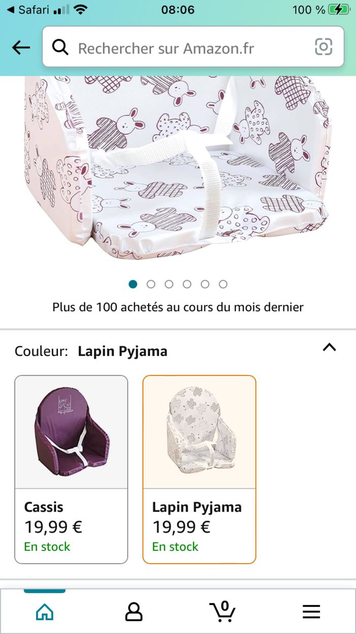 Coussin chaise haute - photo numéro 2