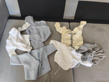 Lot gilet tricoté