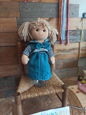 Poupée chiffon porte serviette ou autre