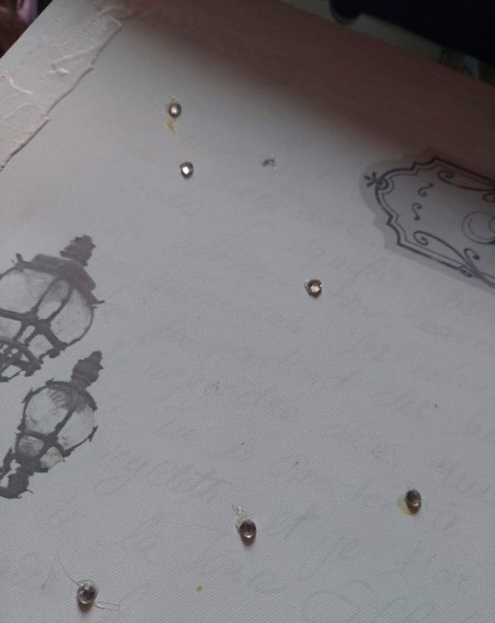 Toile fond blanc tour Eiffel Paris strass BE 🗼 - photo numéro 2