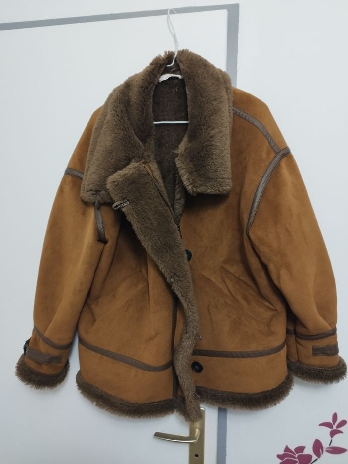 Blouson d'hiver femme Camaïeu fourrure à l'intérieur taille xl