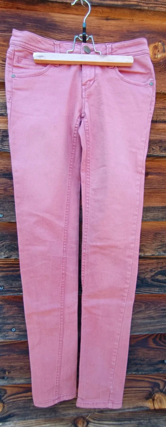 Jeans femme Bonobo rose