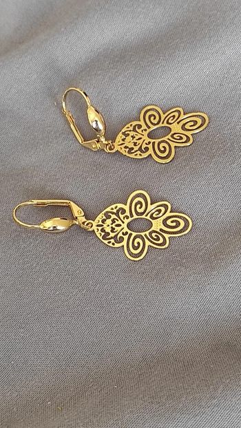 Boucles d’oreilles plaqué or