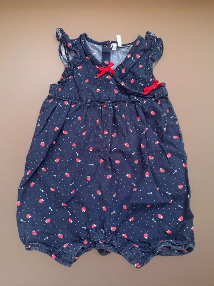 Combinaison short fraises Orchestra - photo numéro 2