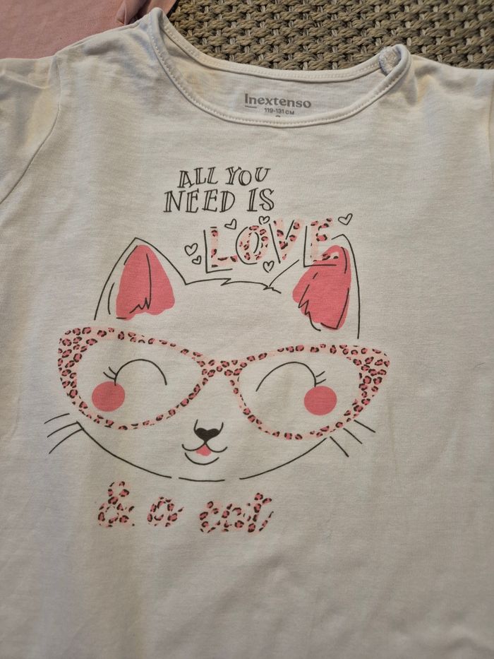 Lot de 4 Tshirts mc fille - 8 ans - photo numéro 5