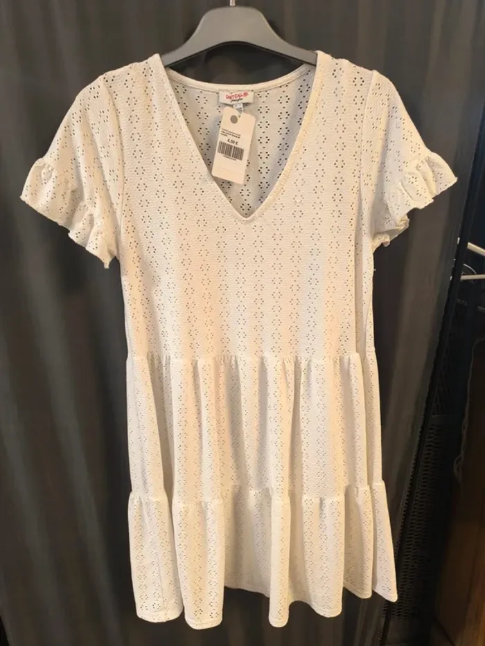 304404 robe crème femme M jennyfer