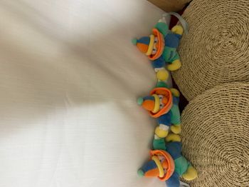 Doudous clown Bébisol poussette spirale