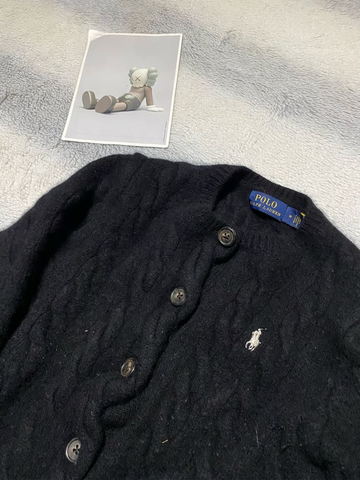 Cardigan Ralph Lauren Vintage Noir - photo numéro 2