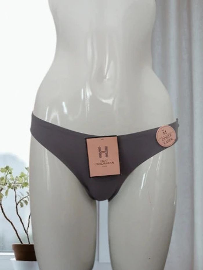 Slip Tanga gris Heat 38