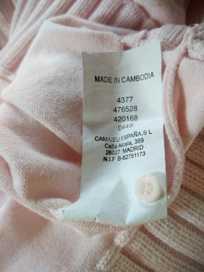 Pull rose col bateau - photo numéro 8