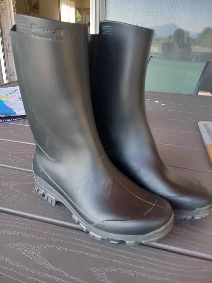 Bottes de pluie Solognac T33/34. - photo numéro 3
