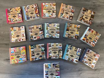 Belle collection de livres de cuisine 1001 recettes comprenant 16 Livres