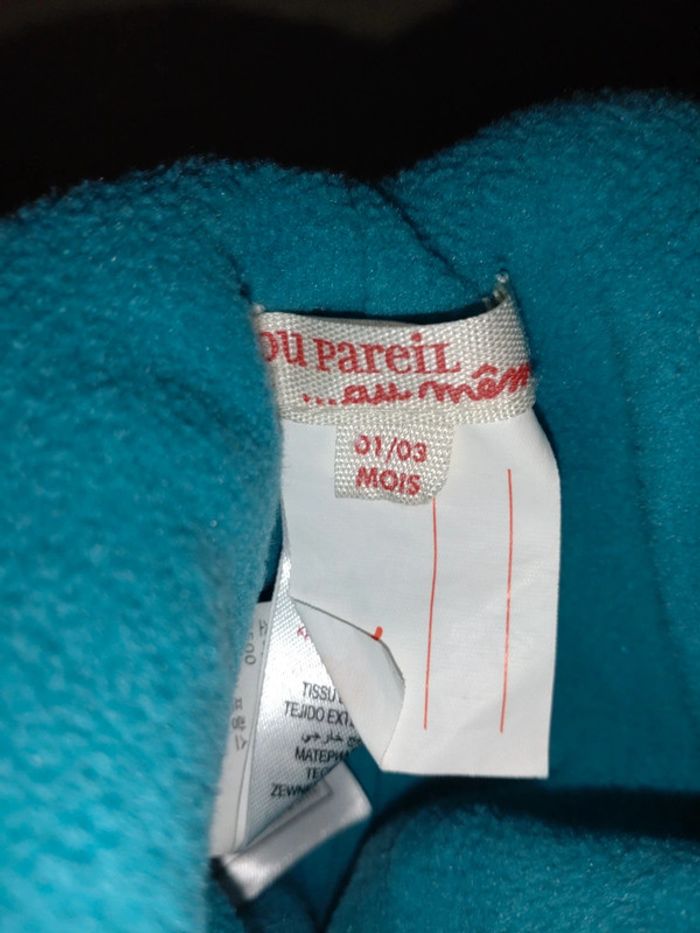 Bonnet du pareil au même 0/3 mois - photo numéro 2
