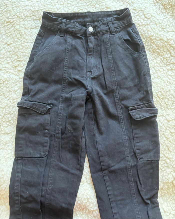 Pantalon cargo noir SHEIN neuf sans étiquette - photo numéro 2
