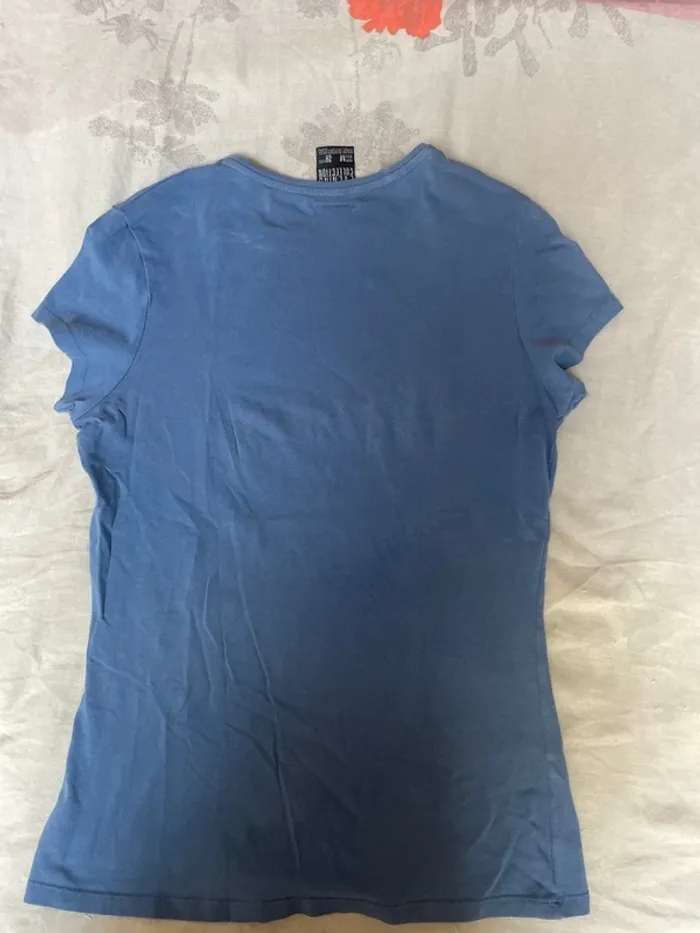 T-shirt Zara, bleu, taille M - photo numéro 6