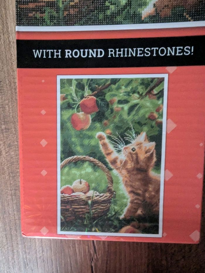 Diamond painting chaton 40x60cm neuf - photo numéro 4