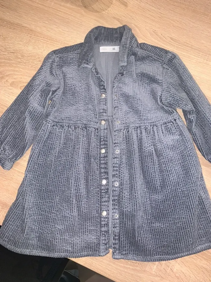 Robe velours Zara