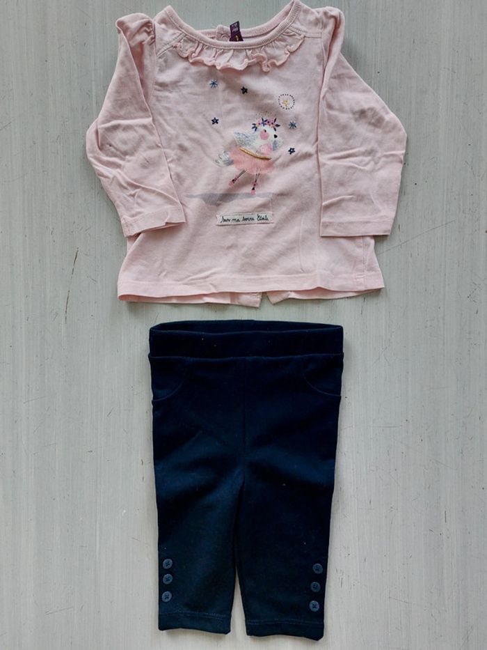 Ensemble t-shirt + legging 6M