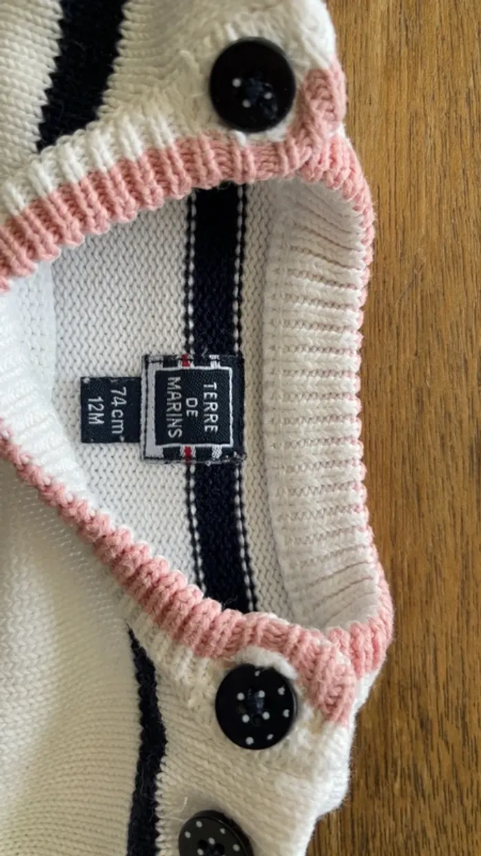 Pull Terre de Marins taille 12 mois - photo numéro 3