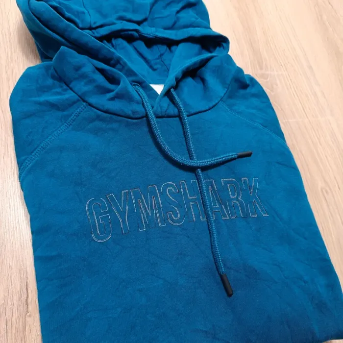 Hauts gymshark homme sweat capuche M bleu - photo numéro 2
