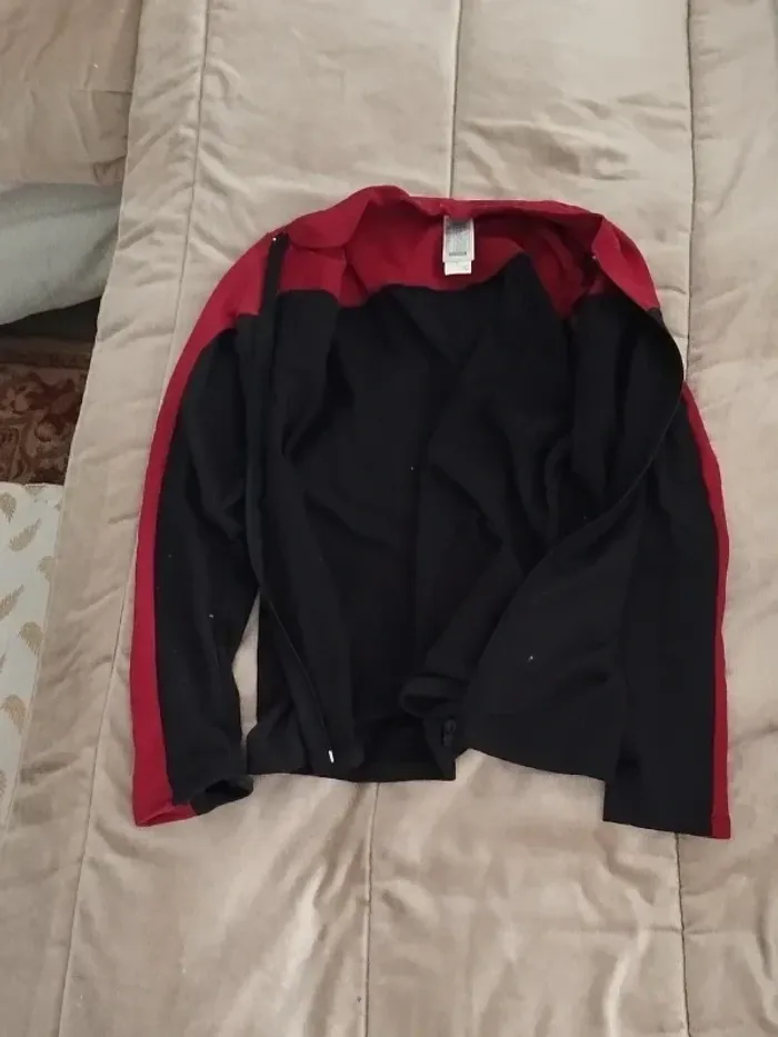 Veste Decathlon noir-rouge bordeaux garçon 14-15 ans - photo numéro 8