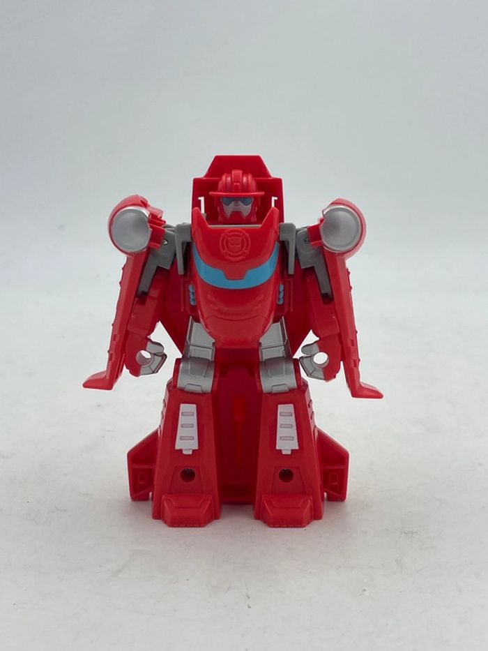 Figurine Transformers 2 en 1 Rescue Bots Academy Heatwave le robot pompier Hasbro 15 cm