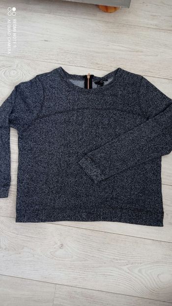 Sweat léger H&M gris chiné taille M tbe