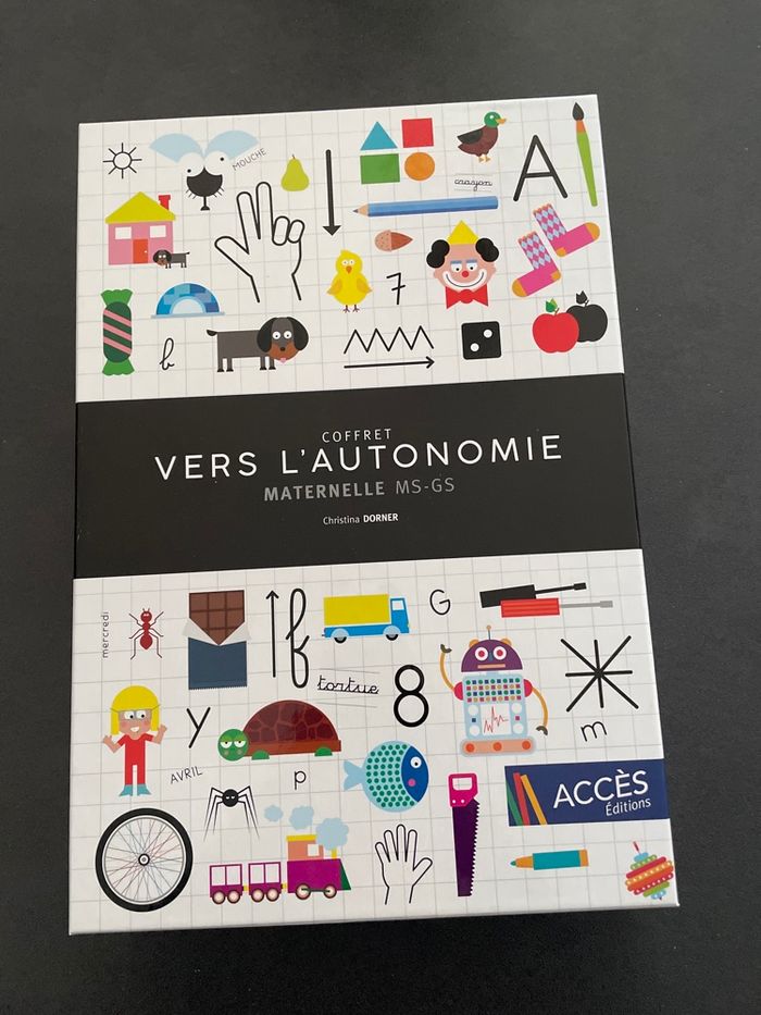 Accès éditions vers l’autonomie coffret maternelle  ms gs montessori