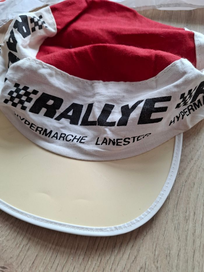 Casquette publicitaire collector Rallye Hypermarché Lanester en très bon état - photo numéro 2