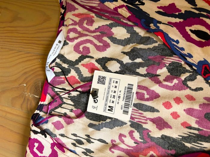 Robe Zara motifs géométriques M étiquettée - photo numéro 5