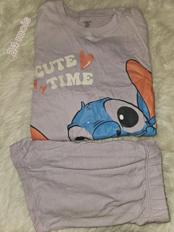 💙 Pyjama 2 pièces Stitch – 24 mois – Disney Baby