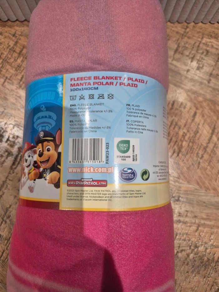 Plaid Polaire Pat Patrouille - photo numéro 2