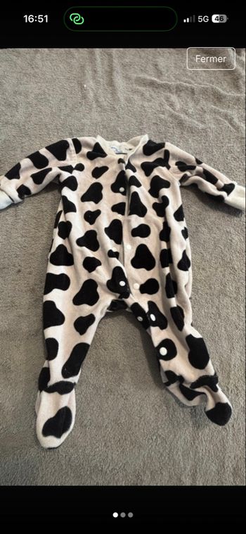 Pyjamas ouverture devant 
