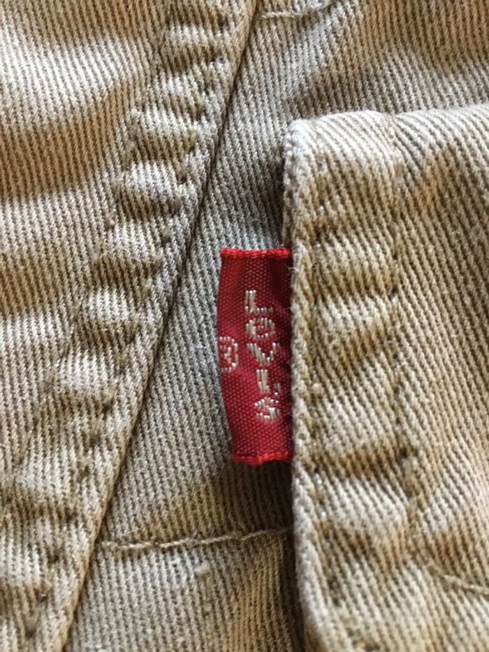 Veste de travail pour homme Levi’s beige taille L 167 - photo numéro 4