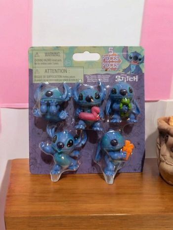 Pack de 5 Figurines Stitch Disney