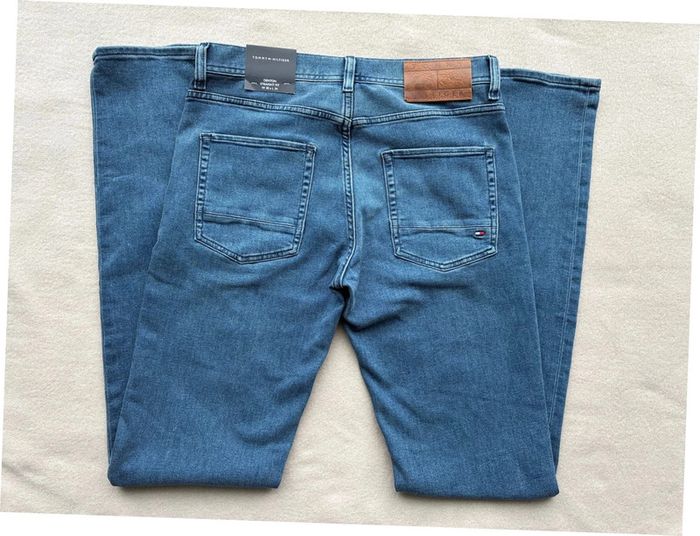 Jeans bleu foncé Tommy Hilfiger homme W30L34 denton straight neuf avec étiquette - photo numéro 8