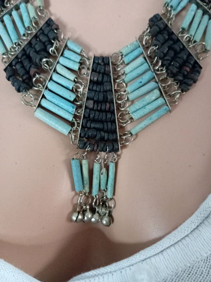 Collier plastron style égyptien - photo numéro 3