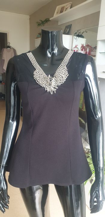 Debardeur habillé noir