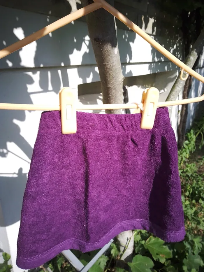 Jupe d’hiver violette enfant