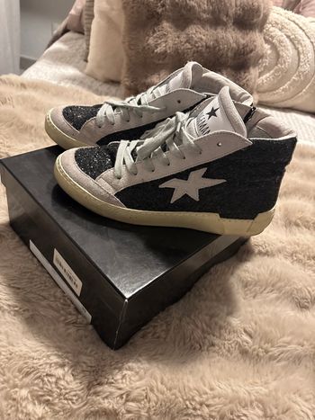 Basket paillette femme