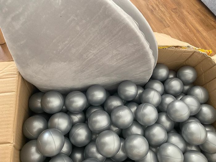 Piscine à Balles Grise Dodozen avec 200 balles - photo numéro 2