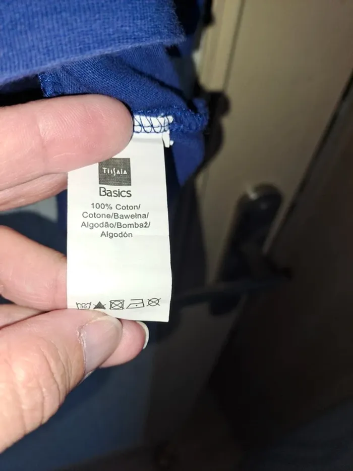 Chemise de nuit marine comme neuve tissaia basics 34/36 - photo numéro 5