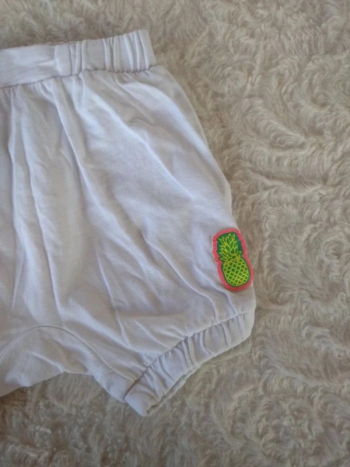 Ensemble (tunique/robe+boomer/short) Fille 3 mois Ananas Orchestra - photo numéro 13