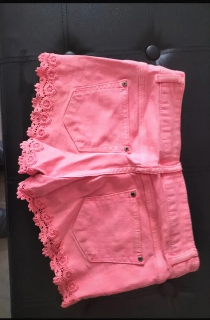 Short jeans rose Tally Weijl TBE Taille XXS - photo numéro 2