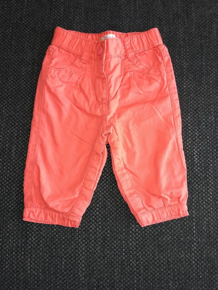 Magnifique ensemble pantalon et gilet, bébé fille, 3mois, Kitchoun - photo numéro 3