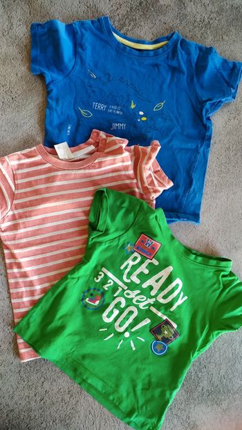 Lot t-shirt manches courtes